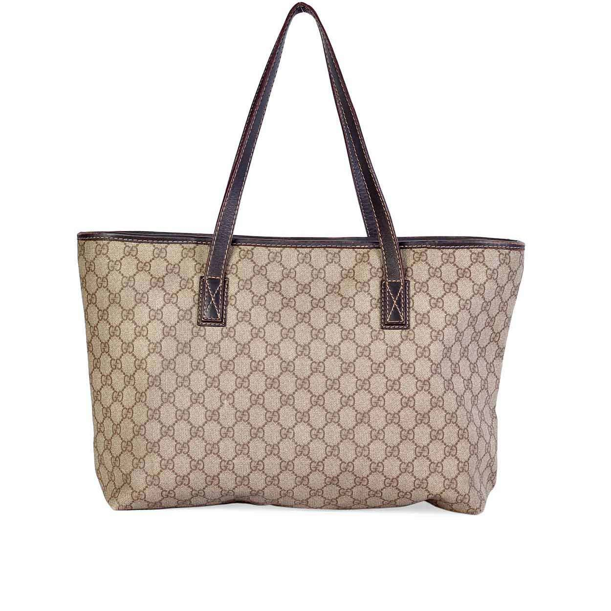 GUCCI Monogram Top-Zip Tote Bag large | Luxity