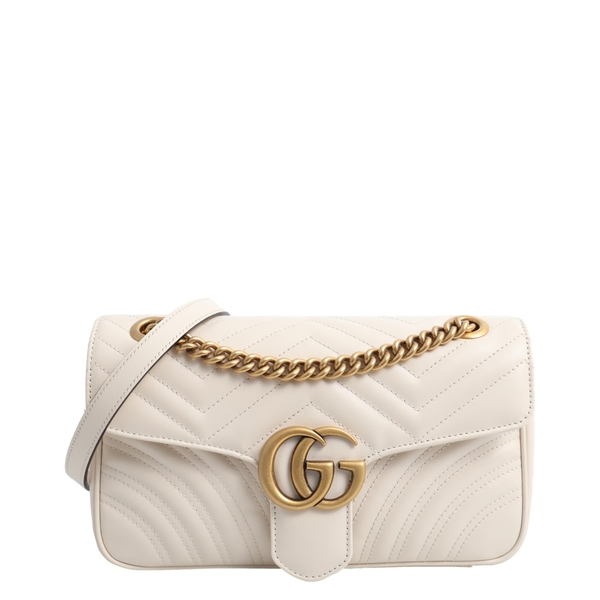 Marmont GG Medium Shoulder Bag Ivory