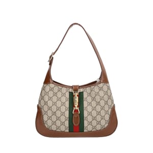 Supreme GG Jackie 1961 Shoulder Bag Beige/Ebony/Brown