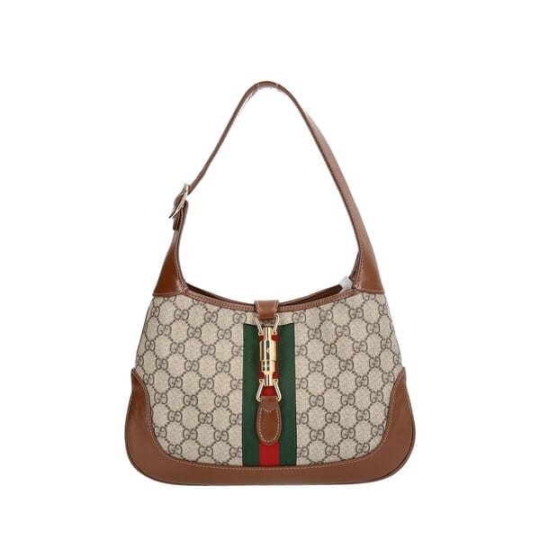 Supreme GG Jackie 1961 Shoulder Bag Beige/Ebony/Brown