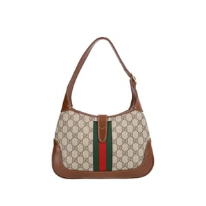 Supreme GG Jackie 1961 Shoulder Bag Beige/Ebony/Brown, view 3
