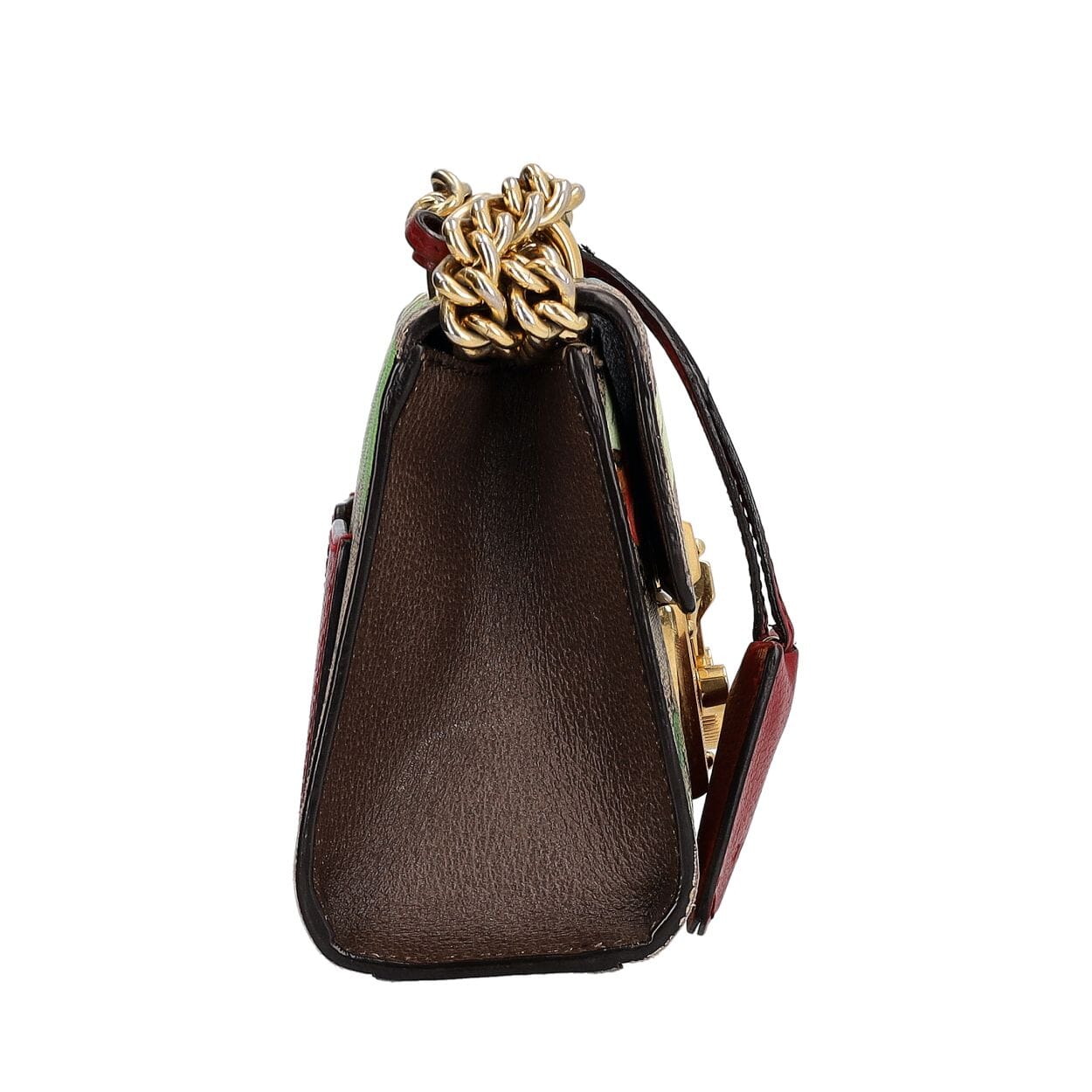 GUCCI Supreme GG Tian Padlock Chain Bag Floral | Luxity