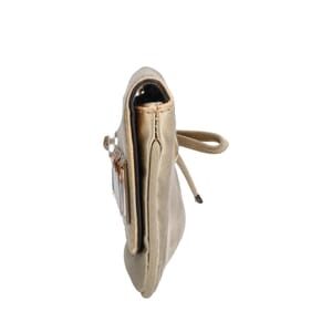 Satin Moonlight Clutch Champagne, view 5