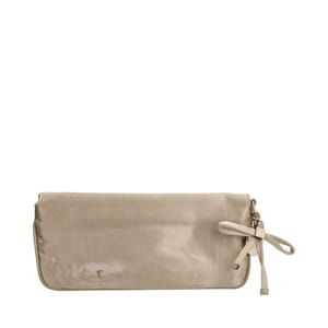 Satin Moonlight Clutch Champagne, view 3