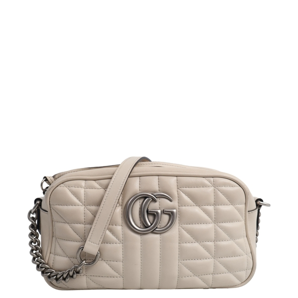 Marmont GG Small Shoulder Bag Ivory
