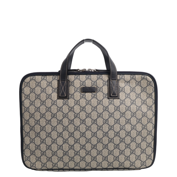Supreme GG Laptop Bag Beige/Blue