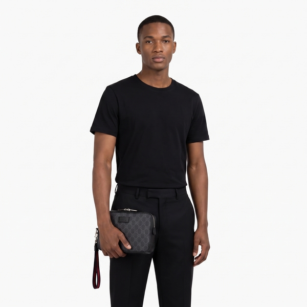 Supreme GG Pouch Black/Grey
