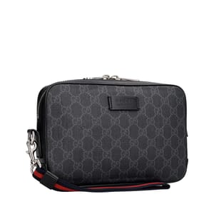 Supreme GG Pouch Black/Grey, view 2