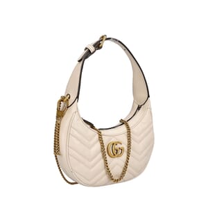 Marmont GG Small Shoulder Bag Ivory, view 2