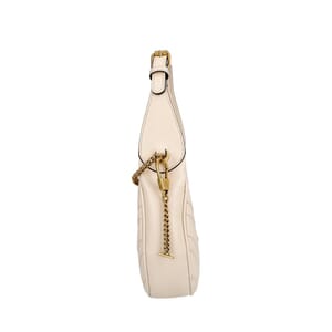Marmont GG Small Shoulder Bag Ivory, view 6