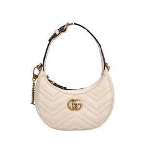Marmont GG Small Shoulder Bag Ivory, view 4