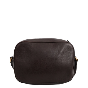 Leather Web Bee Camera Bag Brown, view 4