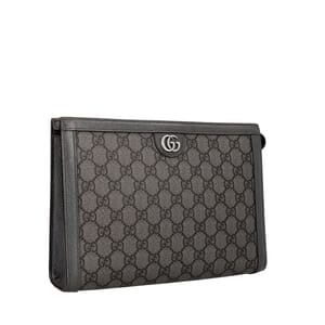 Supreme GG Ophidia Pouch Grey/Black, view 2