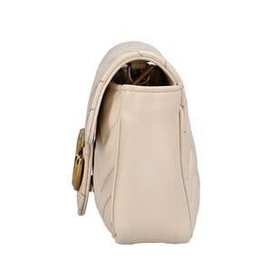 Marmont GG Mini Shoulder Bag Ivory, view 6