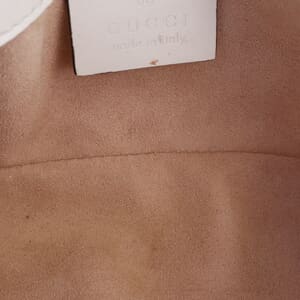 Marmont GG Mini Shoulder Bag Ivory, view 8