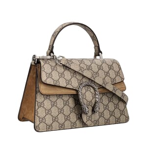 Supreme GG Dionysus Top Handle Bag Beige, view 2