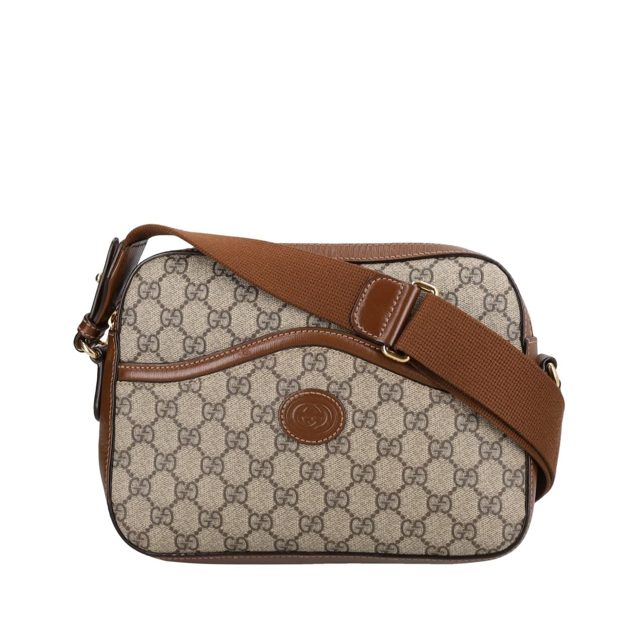 Supreme GG Interlocking G Messenger Beige/Brown
