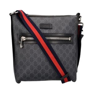 Supreme GG Medium Messenger Black/Grey