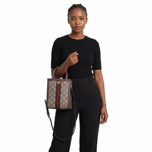 Supreme GG Ophidia Tote Beige/Ebony, view 9