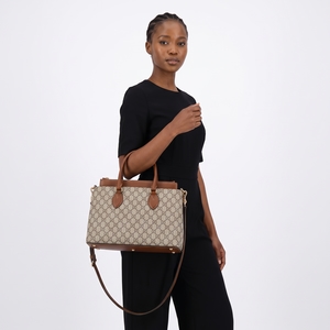 Supreme GG Tuscany Tote Beige/Ebony, view 9