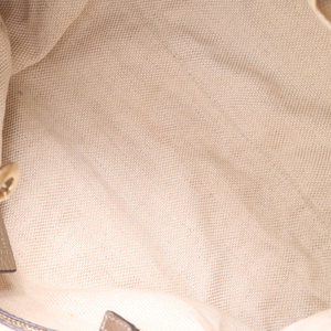 Metallic Soho Hobo Shoulder Bag Champagne Gold, view 7