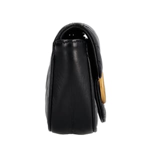 Matelasse GG Marmont Mini Shoulder Bag Black, view 4