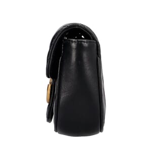 Matelasse GG Marmont Mini Shoulder Bag Black, view 5