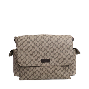 Supreme GG Diaper Bag Beige/Ebony, view 4