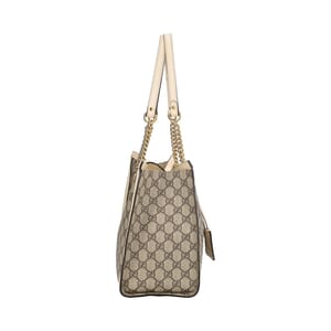 Supreme GG Padlock Shoulder Bag Beige/White, view 6