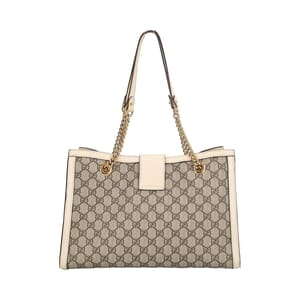 Supreme GG Padlock Shoulder Bag Beige/White, view 3