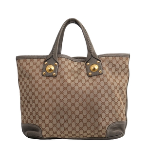 Canvas/Leather Sunset Tote Beige/Grey, view 3