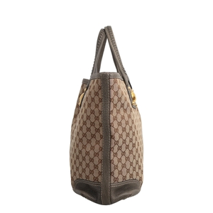 Canvas/Leather Sunset Tote Beige/Grey, view 5