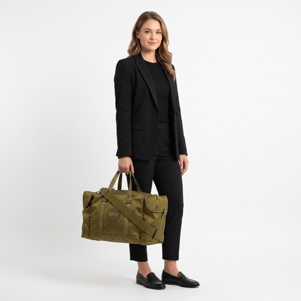 Econyl GG Off The Grid Duffle Bag Green
