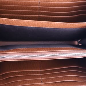Denim GG Dionysus Chain Wallet Blue/Brown, view 8