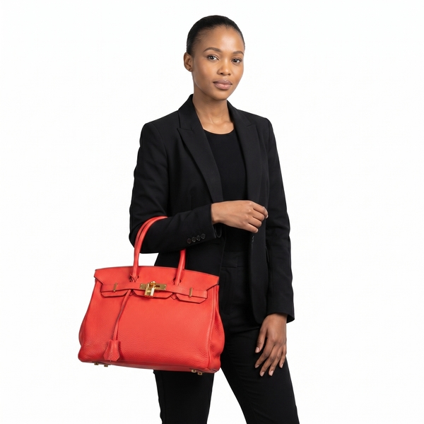 Clemence Birkin 30 Rouge Tomate