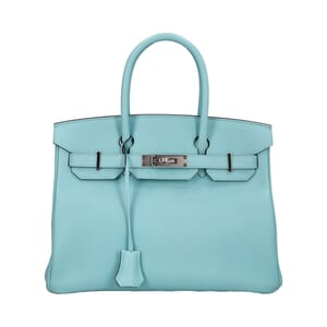 Togo Birkin 30 Bleu Atoll, view 4