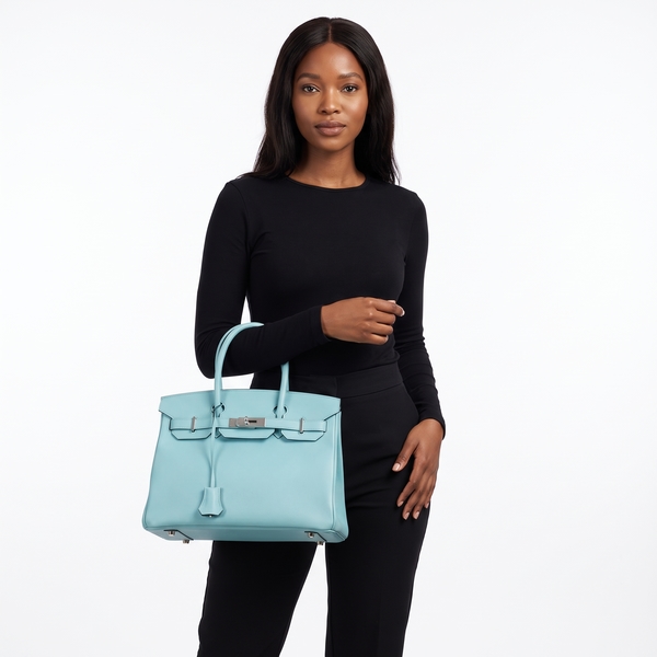 Togo Birkin 30 Bleu Atoll