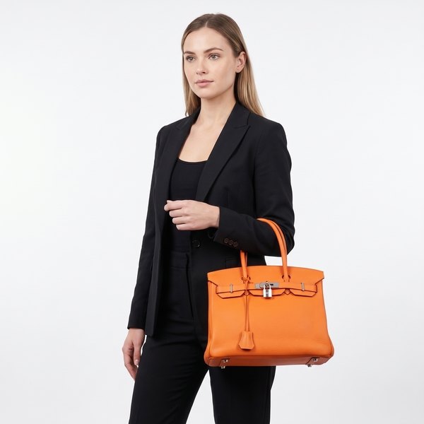 Clemence Birkin 30 Retourne Orange