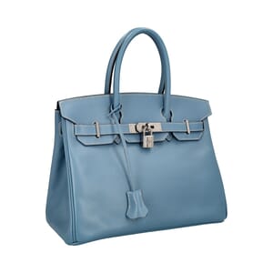 Epsom Birkin 30 Blue Jean, view 2