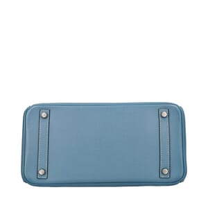 Epsom Birkin 30 Blue Jean, view 7