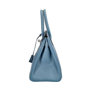 Epsom Birkin 30 Blue Jean, view 6