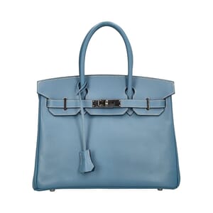 Epsom Birkin 30 Blue Jean, view 4