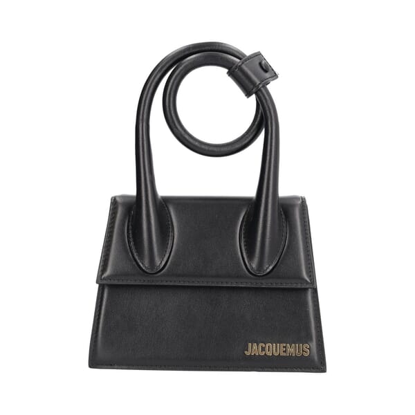 Leather Knot Le Chiquito Bag Black