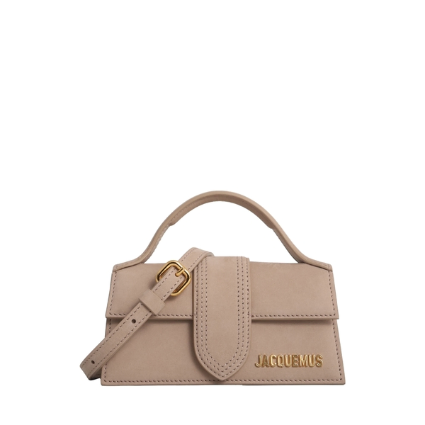 Leather The Bambino Bag Beige