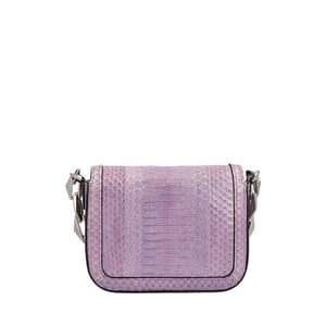 Python Diamond Crossbody Bag Purple, view 3