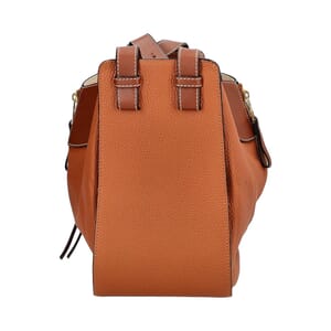 Leather Hammock Small Shoulder Bag Tan/Brown, view 6