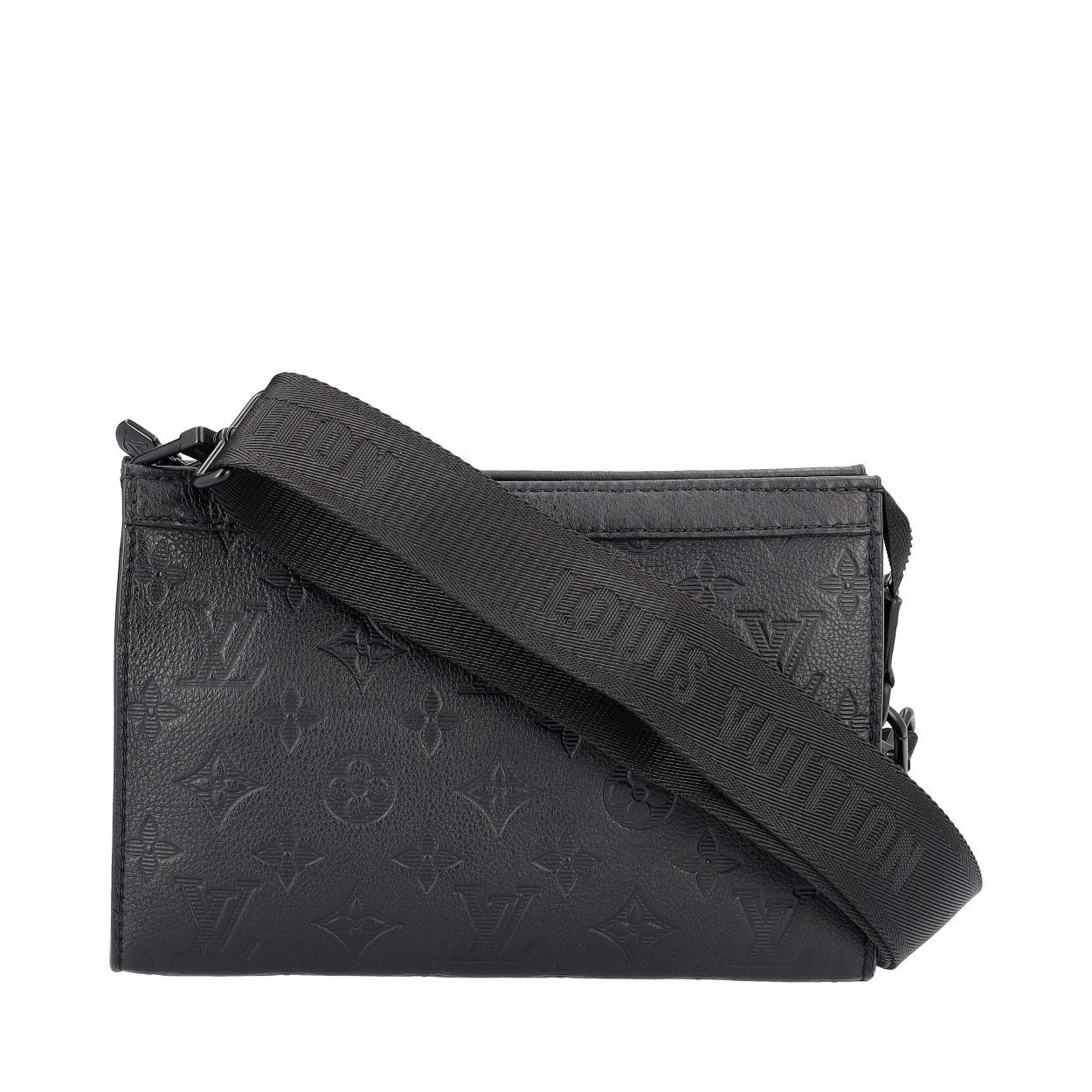 LOUIS VUITTON Monogram Shadow Gaston Wearable Wallet Noir | Luxity