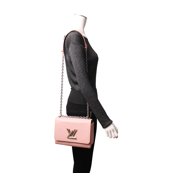 Epi Twist MM Rose Ballerine