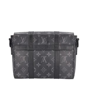LOUIS VUITTON Monogram Eclipse Trunk Messenger Black/Grey | Luxity