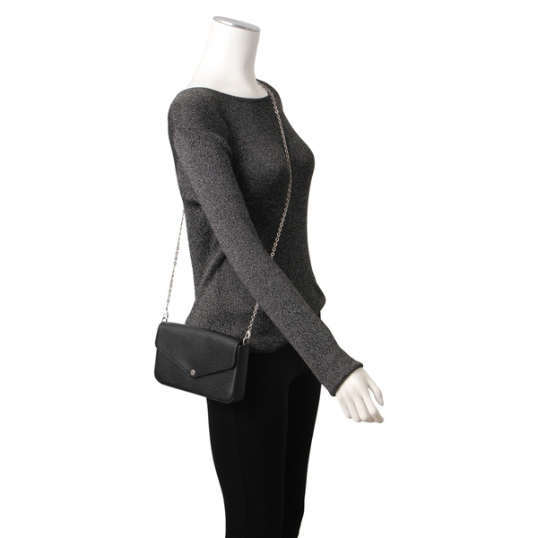 Epi Felicie Pochette Black